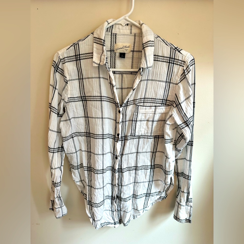 Plaid flannel shirt
